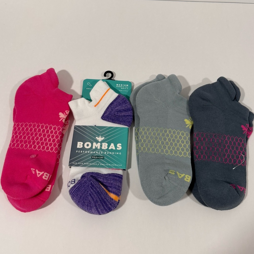 BOMBAS Women’s Ankle Socks bundle of 4